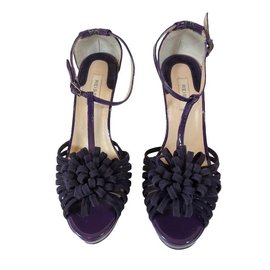 Reiss-Veritas Sandals-Prune