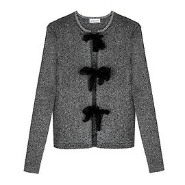 Claudie Pierlot Strickwaren Metallisch