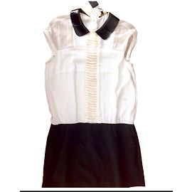 Maje Kleid Beige aus Viskose Größe 40 Beige