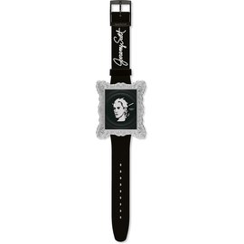 Jeremy Scott-Reloj de pulsera Swatch by Jeremy scott.-Negro