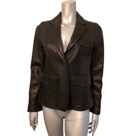 Autre Marque Lola Lederjacke Schwarz Schwarz