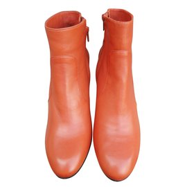 Robert Clergerie-Ankle Boots-Orange