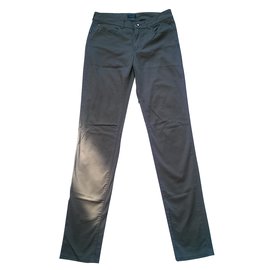 Armani Jeans-calça, leggings-Marrom