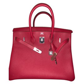 Hermès Birkin 35 Cuir Rouge Rouge