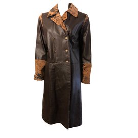 Kenzo-Coats, Outerwear-Dark brown