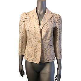 Love Moschino Beige Cotton Jacket Size 40 Beige