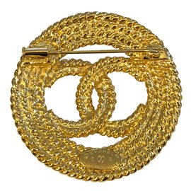 Chanel-Pins & Broschen-Golden