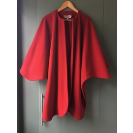 Yves Saint Laurent-Coats, Outerwear-Red