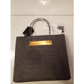 Balenciaga-Cable Shopper-Gris