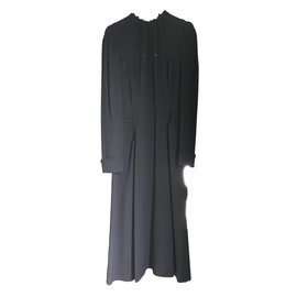 Robe mi-longue Prada noire Noir
