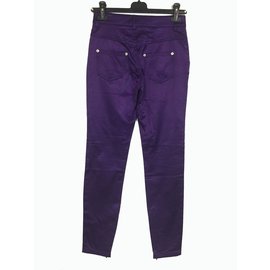 D&G-Purple skinny pants-Purple
