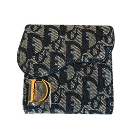 Christian Dior-Purses, wallets, cases-Navy blue