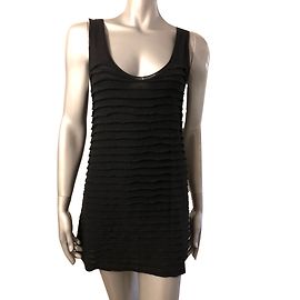 Vestido corto negro Moschino Cheap And Chic de rayón Negro