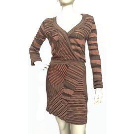 Missoni-Knitted chevron dress-Multiple colors