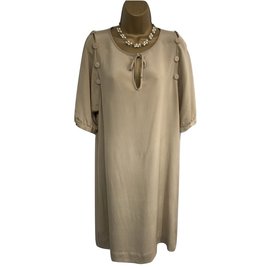 Jaeger Kleider Beige