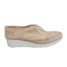 Derbies Robert Clergerie Vicolei Beige en raphia Beige