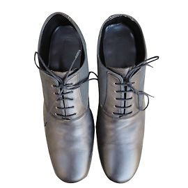 Heschung Cerato Glovecal Richelieu Leather Lace Ups Dark Grey Dark grey