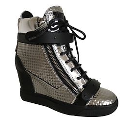 Giuseppe Zanotti Turnschuhe Metallisch