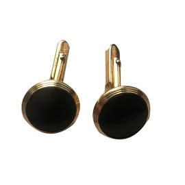 Christian Dior Gold Cufflinks Set Other