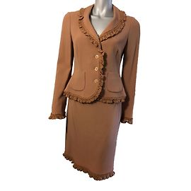 Moschino Cheap And Chic Rock Anzug Karamell
