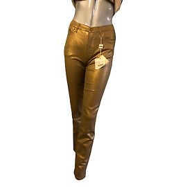 Jean Moschino Doré en Coton Taille 38 Doré