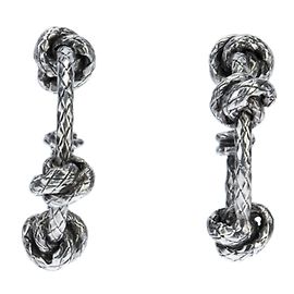 Bottega Veneta Orecchini Argento