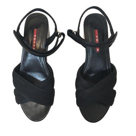 Prada-Sandals-Black