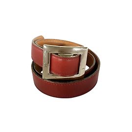 Hermès cinto vintage Prata Bordeaux