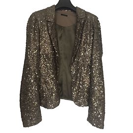 Ikks Jackets Khaki Metallic