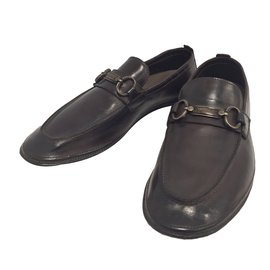 Dolce & Gabbana-Loafers Slip ons-Dark brown