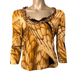Just Cavalli-Top manches longues-Beige