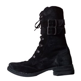 Autre Marque-CELITO Ankle Boots-Black