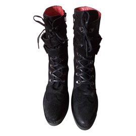 Autre Marque-CELITO Ankle Boots-Black