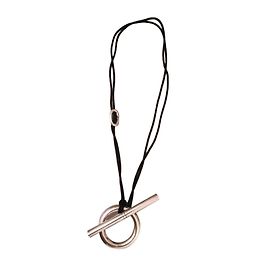 Hermès Long necklaces Silvery