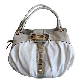 Guess Bolsas Prata Branco