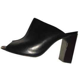 Massimo Dutti Mules Noir
