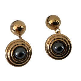 Yves Saint Laurent-Cufflinks-Golden