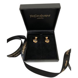 Yves Saint Laurent-Cufflinks-Golden