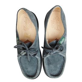 Scarpe Derby Paraboot in scamosciato blu Blu