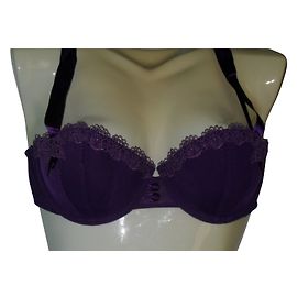 Autre Marque Sutiã Charlott' Lingerie renda roxa 90B Roxo