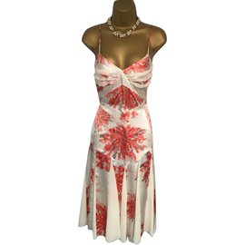 Amanda Wakeley Kleid Weiß Angeln
