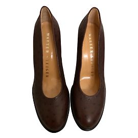 Décolleté Walter Steiger Pelle di struzzo Marrone Marrone