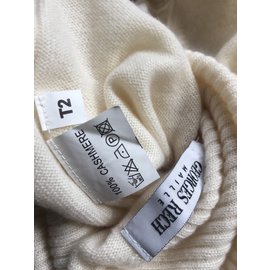 Georges Rech-maglione dolcevita in cashmere-Crudo