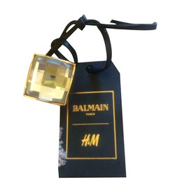 Balmain pour H&M-Bague miroir Balmain xHm-Doré
