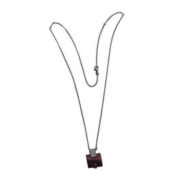 Hermès-Pendant necklaces-Silvery