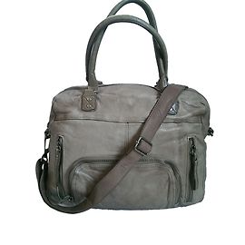 Nat & Nin Bolsa Macy em Couro Cor Acácia Outro