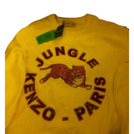 Autre Marque Pullover mit Kenzo Tiger-Logo Weiß