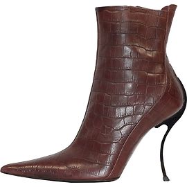 Gianmarco Lorenzi Ankle Boots Dark red