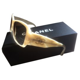 Chanel-Occhiali da sole-Crema