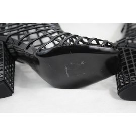 Yves Saint Laurent-Cage shoes-Noir